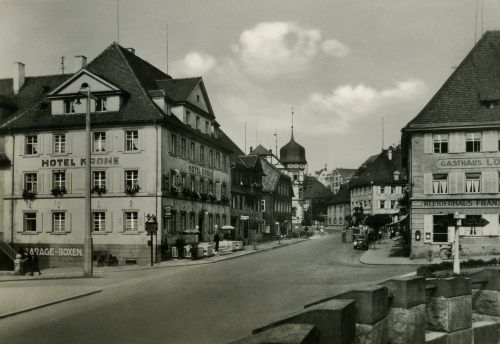 Titisee-Neustadt ca 1935, Hauptstraße in Neustadt