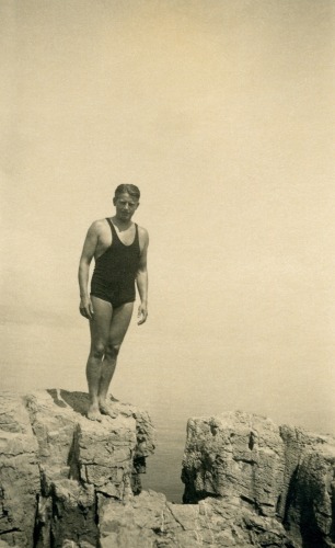 Bademode 1937, am Mittelmeer in Kroatien