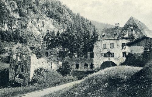 Reutte 1905, Ruine Ehrenberg (Klause)