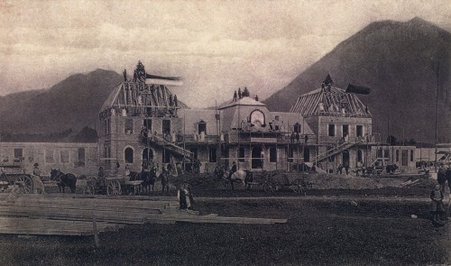 Reutte 1905, Bau des Bahnhofs
