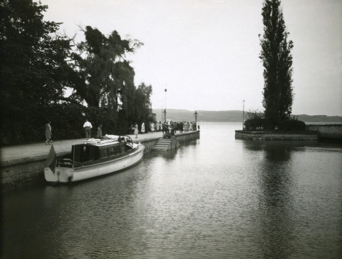 Konstanz 1927, Hafen der Insel Mainau