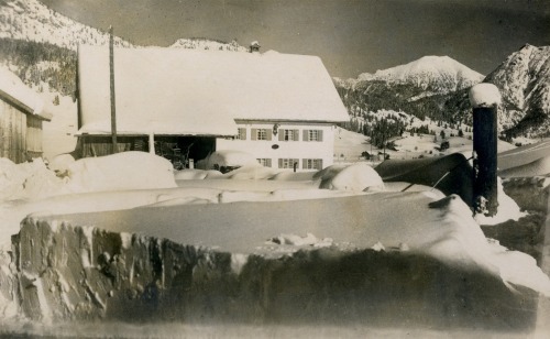 Tannheim 1928, Schnee im November