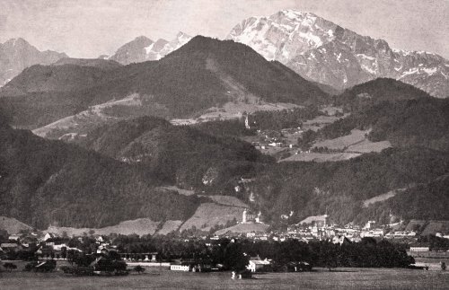 Hallein 1921, mit Dürrnberg und hohem Göll