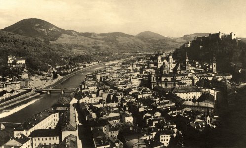 Salzburg 1926, vom Mönchsberg