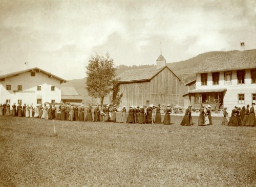 Tannheim 1898, Prozession am Talfeiertag