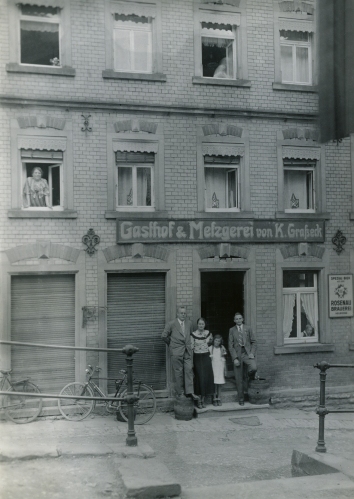 Möckmühl 1935, Gasthof und Metzgerei Graßeck
