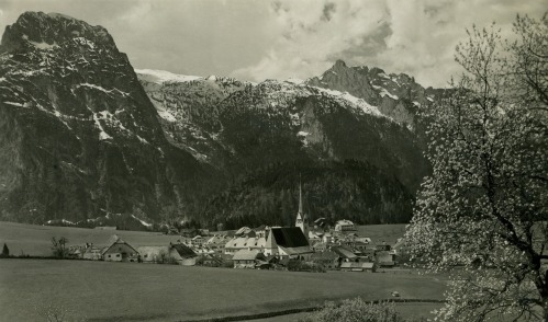 Abtenau 1936, gegen das Tennengebirge